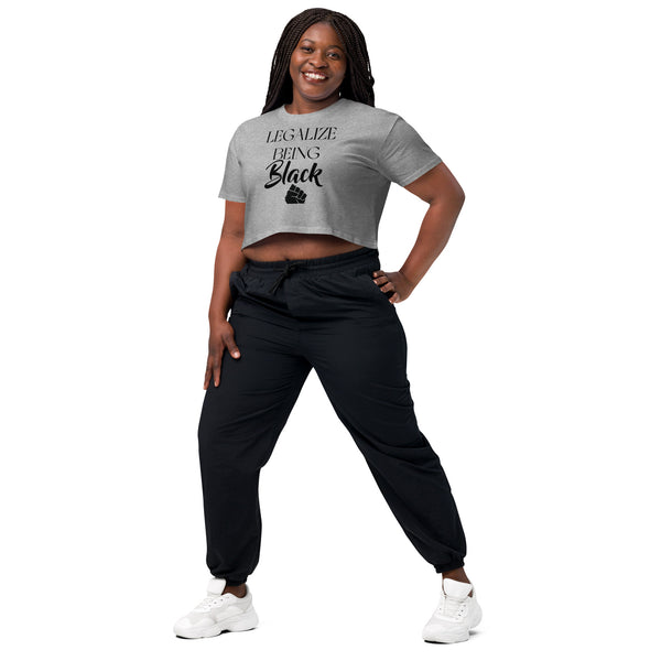 Legalize Being Black crop top