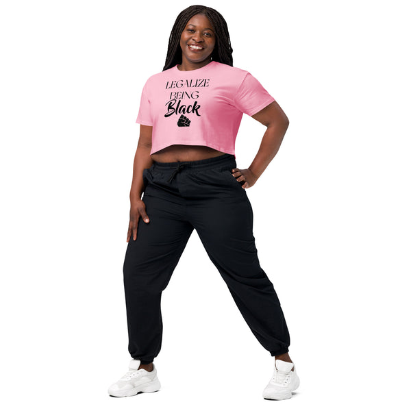 Legalize Being Black crop top