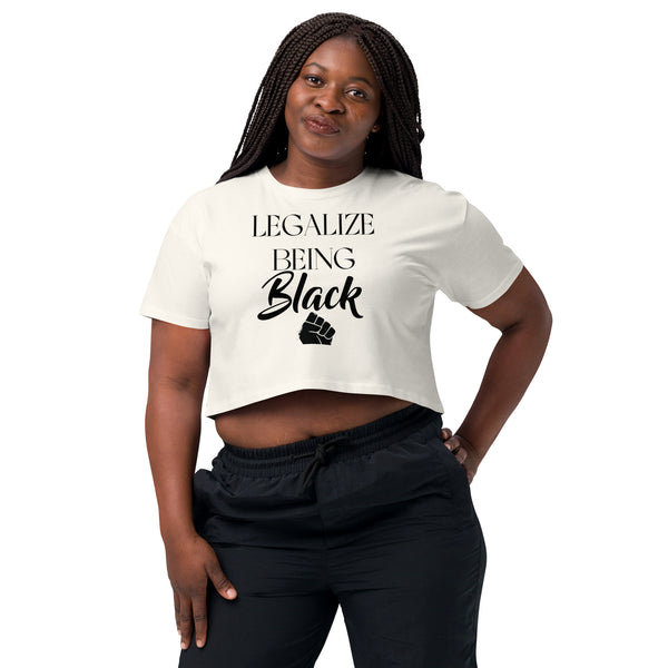 Legalize Being Black crop top