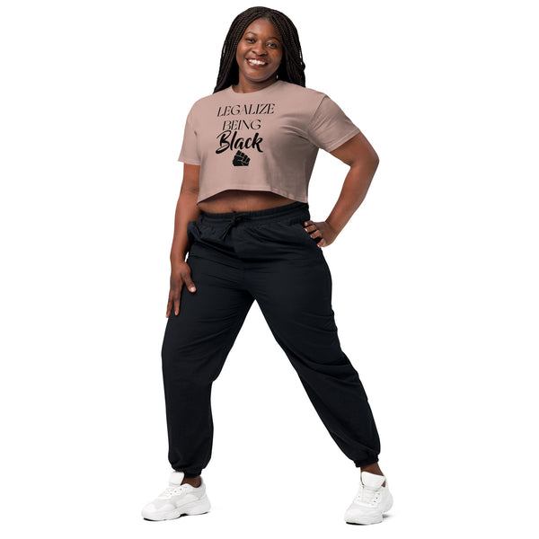 Legalize Being Black crop top
