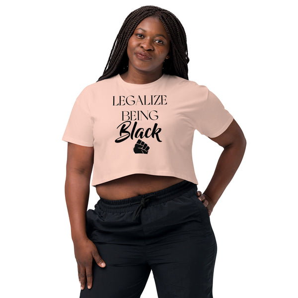 Legalize Being Black crop top