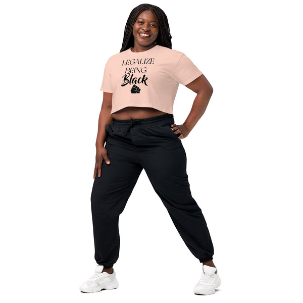 Legalize Being Black crop top
