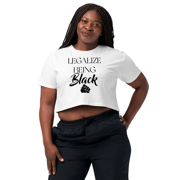 Legalize Being Black crop top