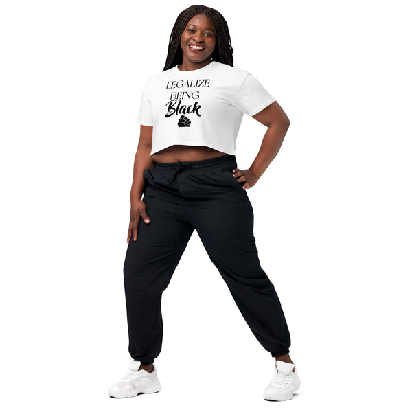 Legalize Being Black crop top